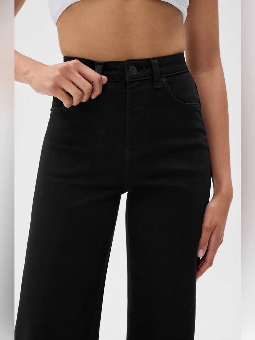 Fabletics High Rise Wide Leg Jean - Picture 4 of 8